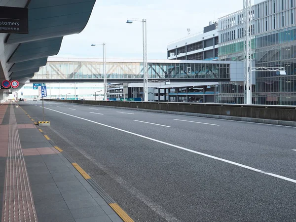 Tokio Japan Juni 2020 Haneda International Airport Terminal Abflugbushaltestellen — Stockfoto