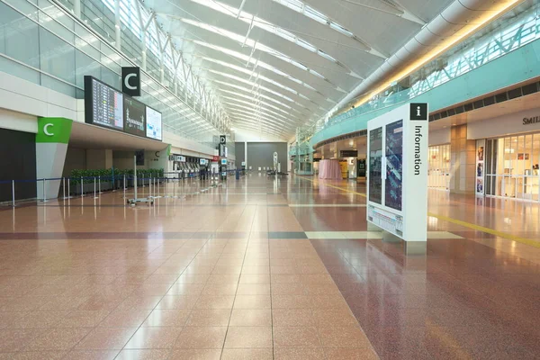 Tokyo Japan Juni 2020 Tillfälligt Stängt Hanedas Internationella Flygplats Terminal — Stockfoto
