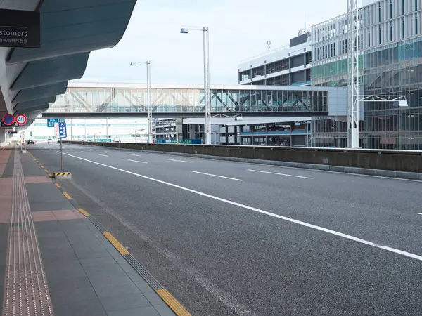 Tokyo Japan Juni 2020 Haneda International Airport Terminal Avgång Busshållplatser — Stockfoto