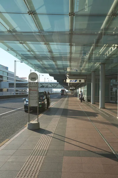 Токио Япония Июня 2020 Автобусная Остановка Международного Аэропорта Ханэда — стоковое фото