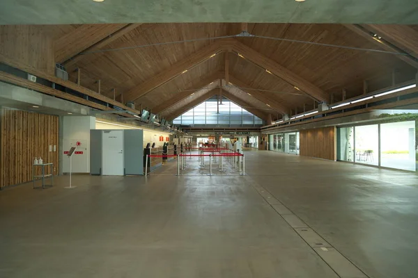 Japan June 2020 Miyako Shimojishima Airport Terminal Domestic Checkin Counters — 스톡 사진