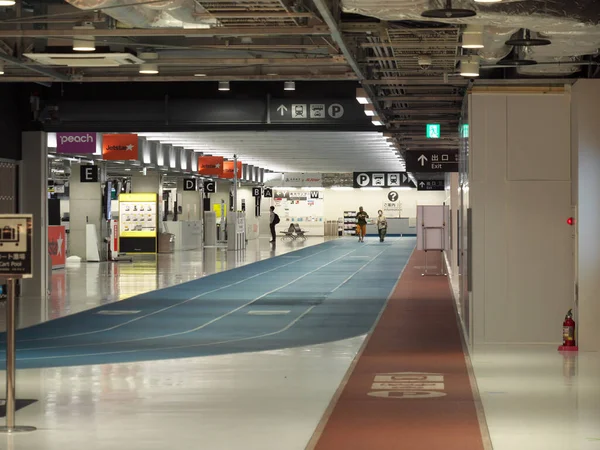 Chiba Japán Június 2020 Üres Narita Nemzetközi Repülőtér Harmadik Terminál — Stock Fotó