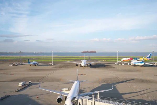 Tokyo Japan June 2020 View Tokyo Bay Haneda International Airport — 스톡 사진