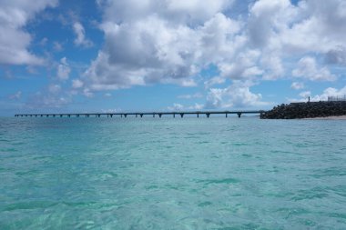 Okinawa, Japonya-20 Temmuz 2020 Miyako Shimojishima Havaalanı Işık Sistemleri, Okinawa, Japonya