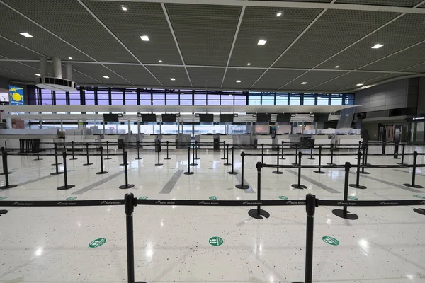 Chiba Japan Juli 2020 Leerstehendes Terminal Des Internationalen Flughafens Narita — Stockfoto
