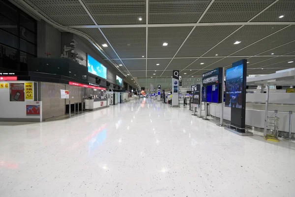 Chiba Ιαπωνία Ιουλίου 2020 Vacant Narita International Airport Terminal Αναχώρηση — Φωτογραφία Αρχείου