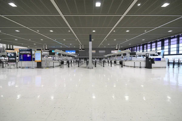 Chiba Japonia Lipca 2020 Wolne Lotnisko Narita Terminal Piętro Odlotu — Zdjęcie stockowe