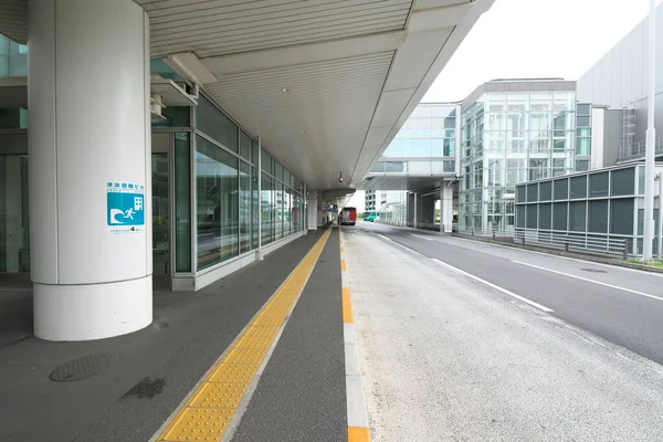 Токио Япония Июля 2020 Автобусные Остановки Стоянки Международного Аэропорта Ханэда — стоковое фото