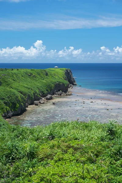 Okinawa Japón Julio 2020 Vista Desde Cabo Shiratori Isla Irabu — Foto de Stock