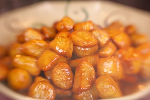 Tokio Japan Juli 2020 Daigakuimo Oder Kandierte Süßkartoffeln Auf Einem — Stockfoto