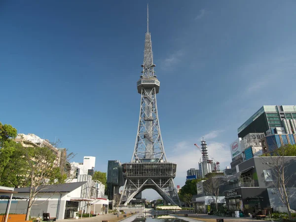 Aichi Japán Október 2020 Nagoya Tower Befejezése Után Szeizmikus Retrofit — Stock Fotó