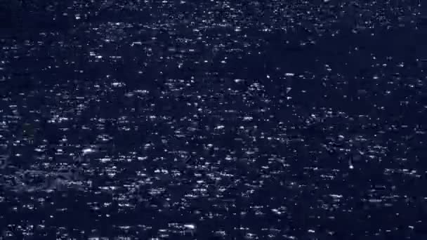 Солнечный Свет Воде Расслабленный Снимок Волнистой Водной Поверхности Красивым Боке — стоковое видео