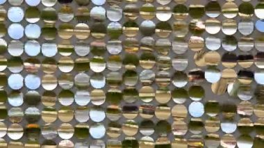 Altın Parçacıklar Glitter Glamour Yağmur 4k Noel