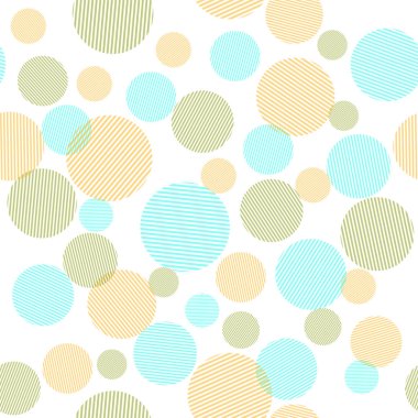 Renkli Daireler seamless modeli