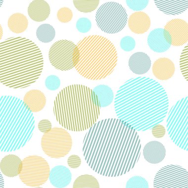 renkli daireler ile soyut seamless modeli 