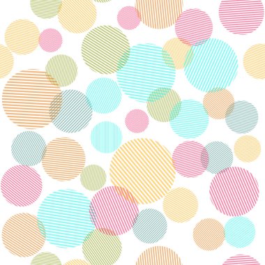 renkli daireler ile soyut seamless modeli 