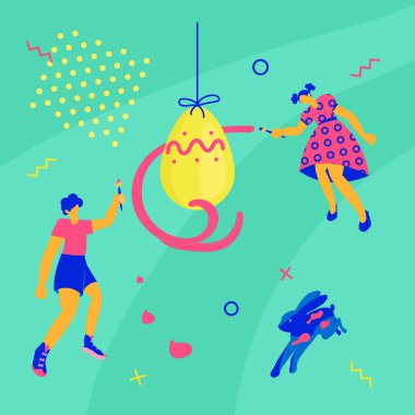 Mutlu Paskalya tebrik afiş.