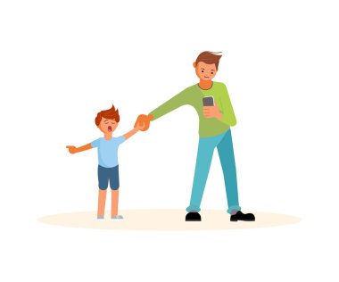 Akıllı telefon bağımlısı üst aygıt ile