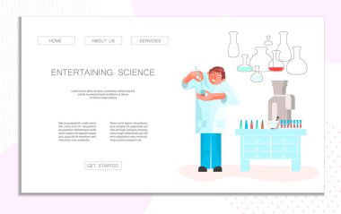 Bilim Eğlencesi İçin Web sayfası