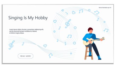 Şarkı söyleme hobisi için web sitesi