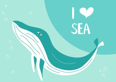 Kartpostal Denizi severim