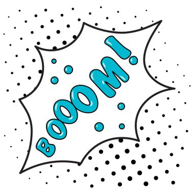 Komik arkaplan üzerine kabarcık konuşması