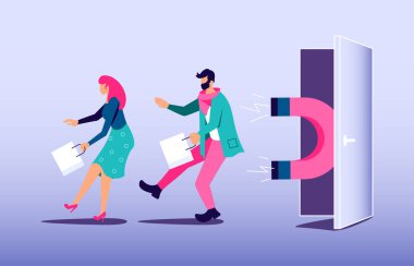 Mıknatıs potansiyel alıcıları çekiyor