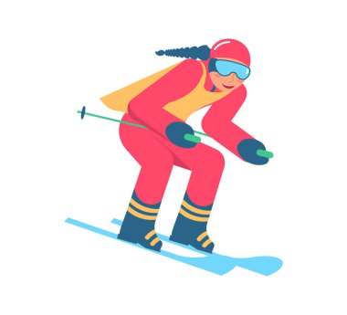 Dağ kayak okulundaki insanlar