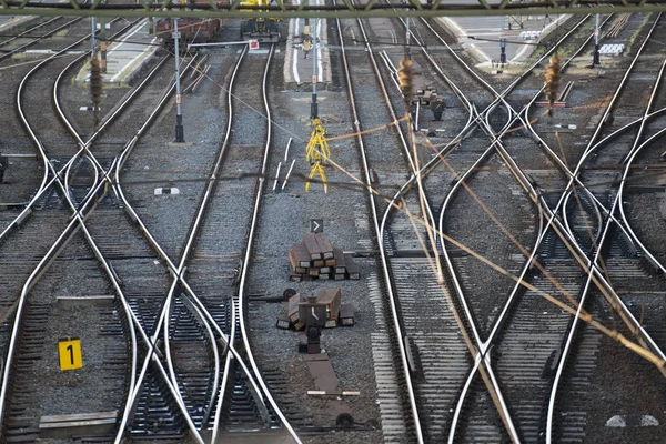 Railway Station Transporting System — Stock Photo, Image