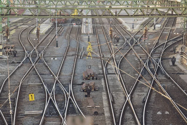 Железнодорожный Вокзал Транспортная Система Стоковое Фото
