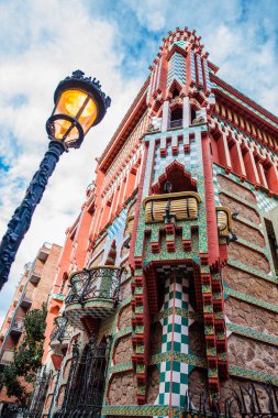Barcelona - Mart, 2018: Antoni Gaudi Vicens House tasarlanmış.