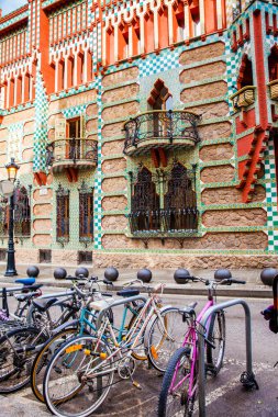 Barcelona - Mart, 2018: Antoni Gaudi Vicens House tasarlanmış.