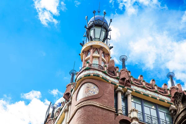 Barcelona - Mart, 2018: Katalanca Palace müzik Barcelona cephe