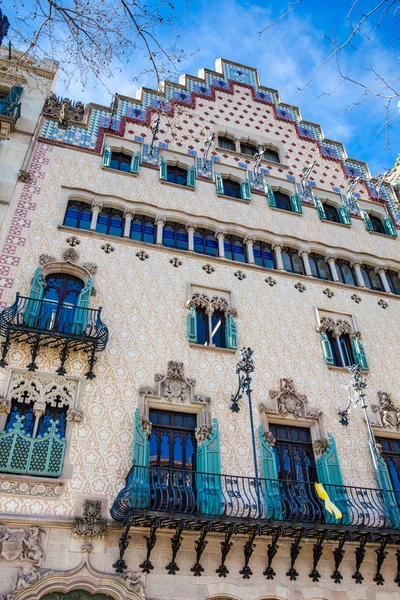 Barcelona Marzo 2018 Casa Amatller Barcellona Spagna — Foto Stock