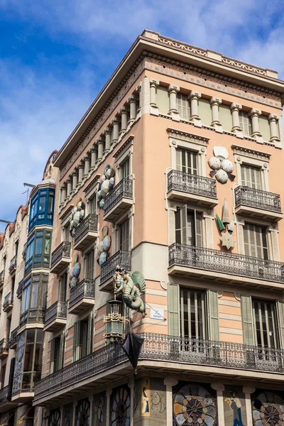 Barcelona Marzo 2018 Casa Los Paraguas Casa Bruno Cuadros Construida — Foto de Stock