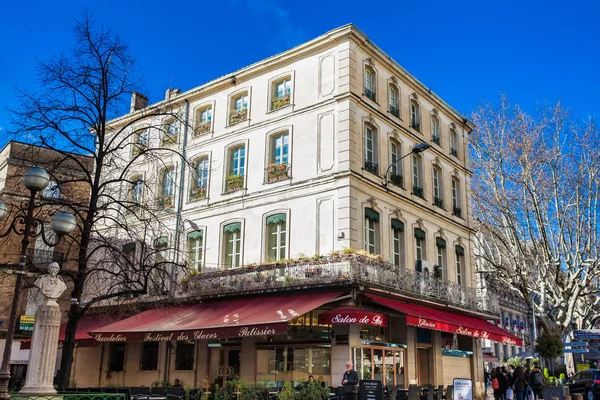 Avignon France March 2018 Republic Street One Three Main Arteries — Stock Photo, Image