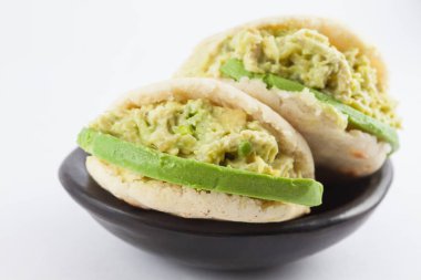 Reina pepiada denilen tipik Venezuela arepa