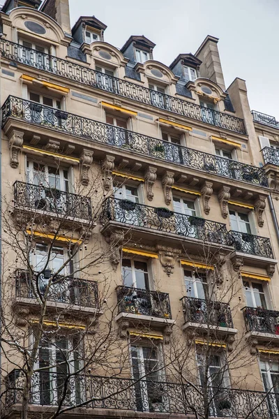 Antique Buildings Danton Street Paris France — Stock Photo, Image