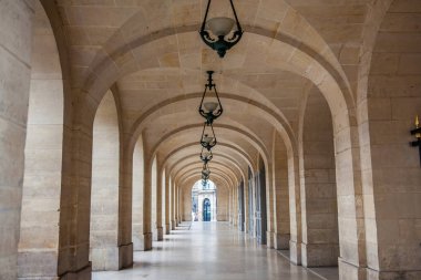 Koridor Paris Odeon Tiyatrosu'nda arches Fransa