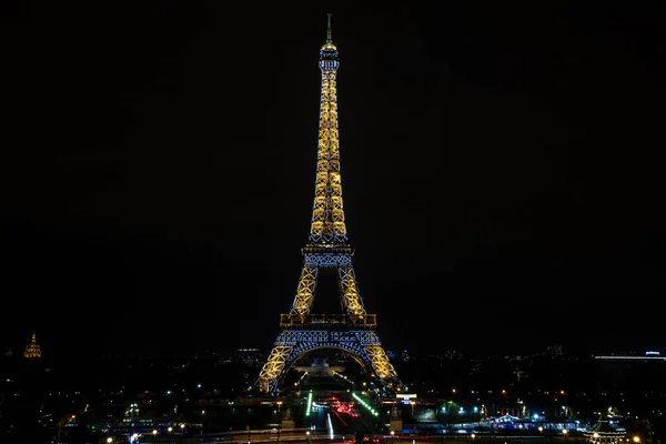 Parigi Francia Marzo 2018 Tour Eiffel Icona Parigina Più Famosa — Foto Stock