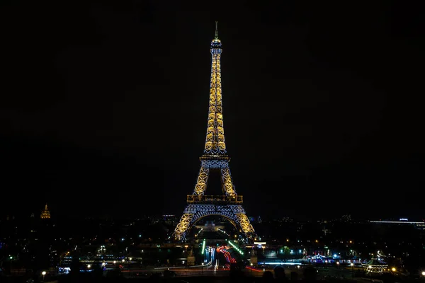 Parigi Francia Marzo 2018 Tour Eiffel Icona Parigina Più Famosa — Foto Stock