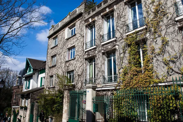 Paris France March 2018 Famous Montmartre Neighborhood Paris — Stock Photo, Image