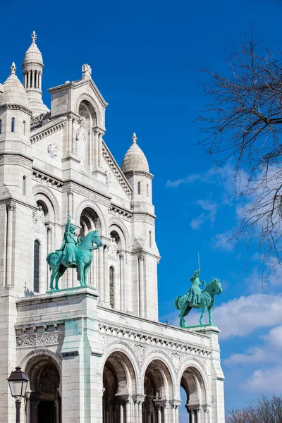 Basílica Del Sacre Coeur Colina Montmartre París Francia — Foto de Stock