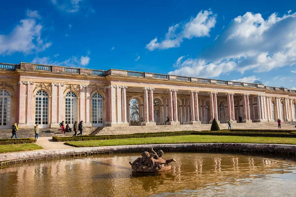 Париж Франція Березень 2018 Grand Trianon Версальського Палацу Заморожування Зимовий — стокове фото