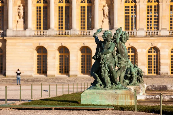 Париж Франція Березень 2018 Версальського Палацу Заморожування Зимовий День Незадовго — стокове фото