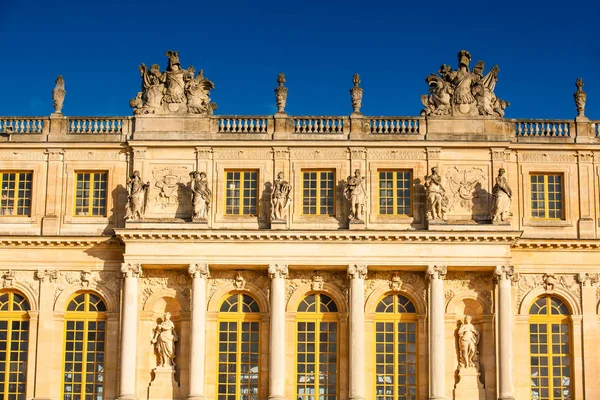 Paris França Março 2018 Palácio Versalhes Dia Inverno Gelado Pouco — Fotografia de Stock