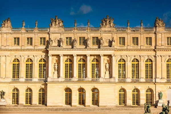 Paris França Março 2018 Palácio Versalhes Dia Inverno Gelado Pouco — Fotografia de Stock