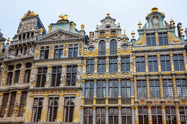 Casas Guildas Históricas Grand Place Bruxelas — Fotografia de Stock