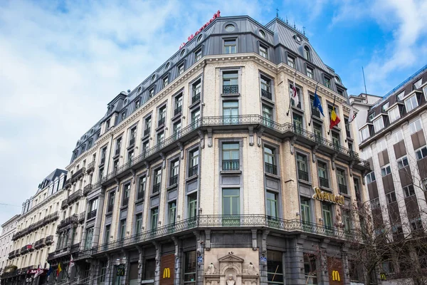 Brussels Belgium March 2018 Brussels Marriott Hotel Grand Place — Stock Photo, Image