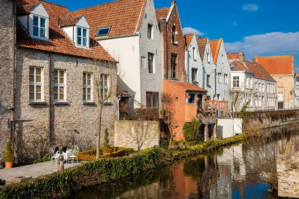 Bruges Belgium März 2018 Kanäle Der Historischen Und Schönen Stadt — Stockfoto